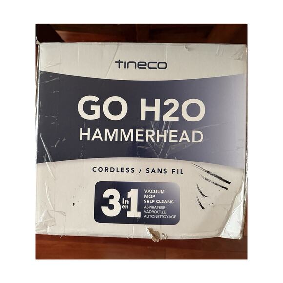 Tineco Go H2O Hammerhead Wet Dry Cordless Vacuum Floor Washer Self Clean White - Picture 4 of 4